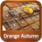 go keyboard orange autumn theme android application logo